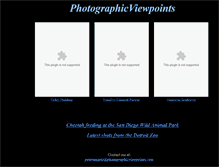 Tablet Screenshot of photographicviewpoints.com